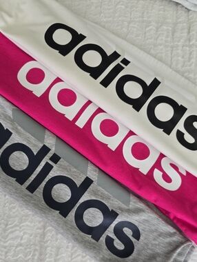 ✨️Bundle✨️ Adidas Heather Gray Tank with Hot Pink Layer